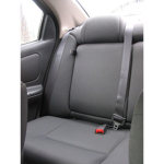 In the back seat