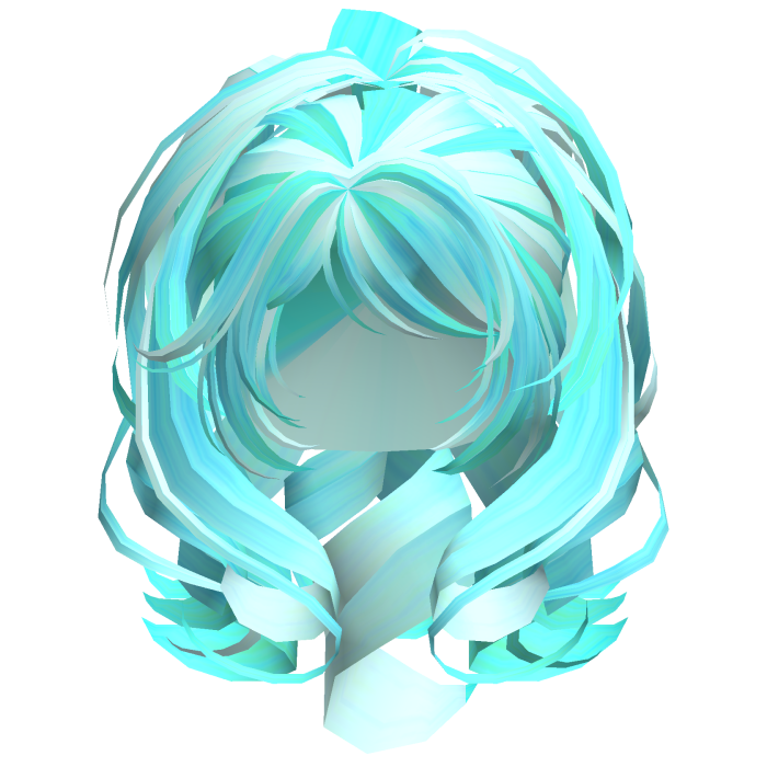 Messy Gyaru Agejo Curl Volumnious Blue Pastel