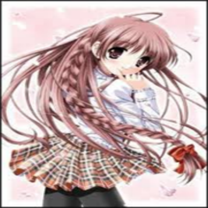 Cute anime girl Roblox decal