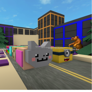 Ride A Box Down A Slide