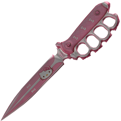 cute kawaii coded knife hellokitty
