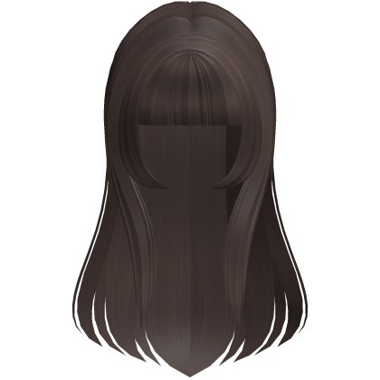 Cute Zero Two Anime Long Hair In Dark Brown
