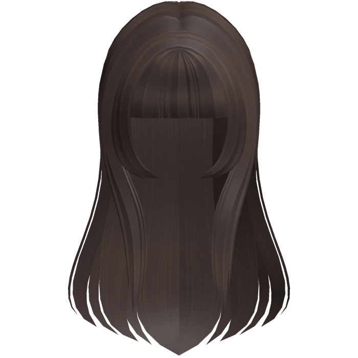 Cute Zero Two Anime Long Hair In Dark Brown