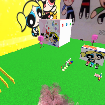 Powerpuff girls's house and things