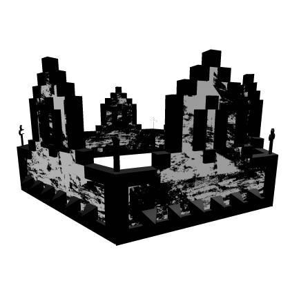 [⏳Limited ] Emo Gothic Cross Animated 8-Bit Crown