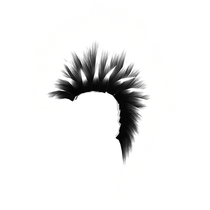 [GLOWING] Oversized Punk Mohawk