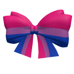 Pride Hair Bow - Bisexual