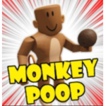 Monkey on poop