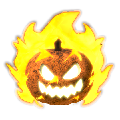 [EMISSIVE] Flaming Pumpkin Head