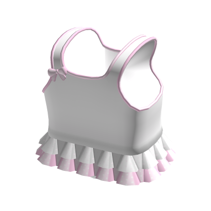 ノ꒰kawaii cute white one piece swim suit w skirt thumbnail