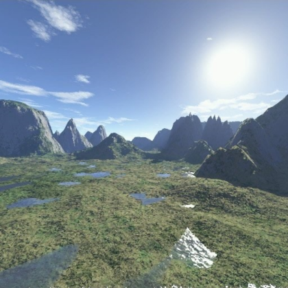 🌊 SkyBox with Mountains Space Skybox Skybox Sky