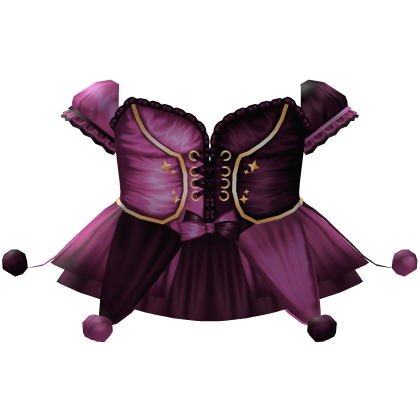 Pink and Purple Jester Dress Roblox item