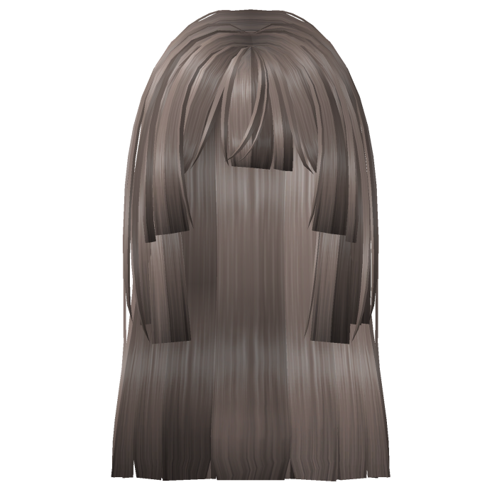 jirai kei long anime girl brown hima cut