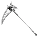 Silver Bone-Reaper Scythe