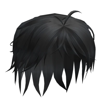 Messy Boy Black Hair | Roblox Item - Rolimon's