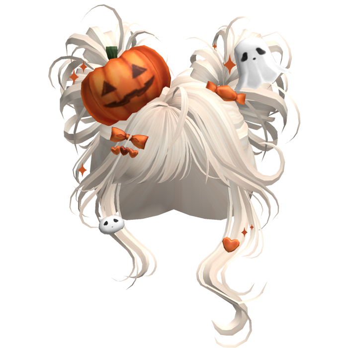Spooky Halloween Pumpkin Buns  (Blonde)