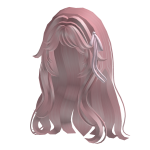 Pink Hair w/ Pink Bow