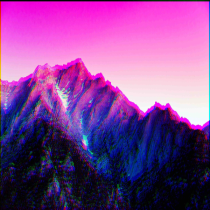 Glitched Mountains Roblox decal