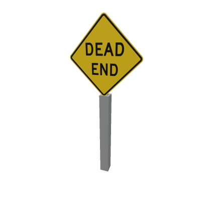 Dead end sign