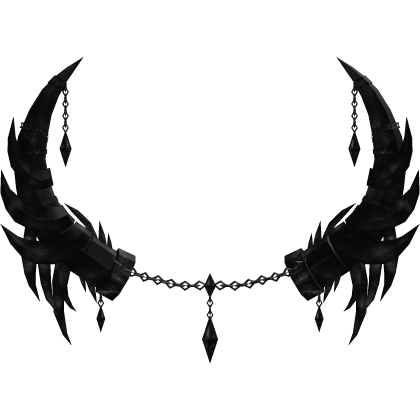 Black Gothic Jewelled Horns 