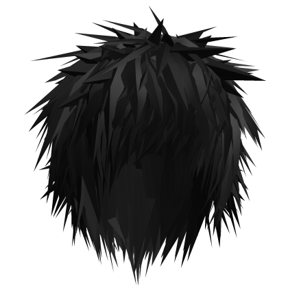 black messy emo hair v3.