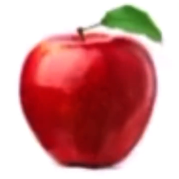 Low quality apple with dubstep playing