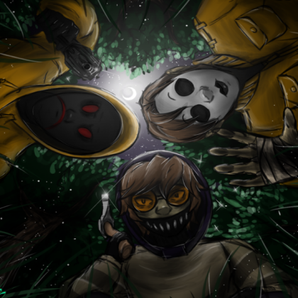 Creepypasta ticci toby, masky and hoodie Roblox decal