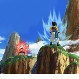 The elite Super Saiyan warriors training