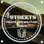 The streets Police And Military force.