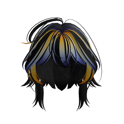 Fluffy Aroace Wolfcut Roblox item