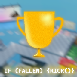 if (fallen) {kick()}