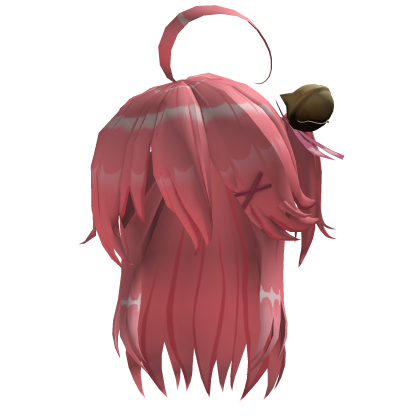 Sakura Miko Hair Pink Wavy Anime Vtuber Twintails Roblox item