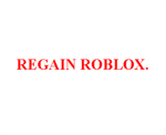 Regain ROBLOX Act
