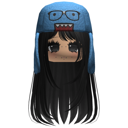 Domo Long Girl Hair Black V3
