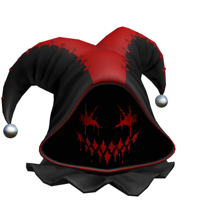 🍀Animated Dark Emo Clown Mask(Red Glitched)