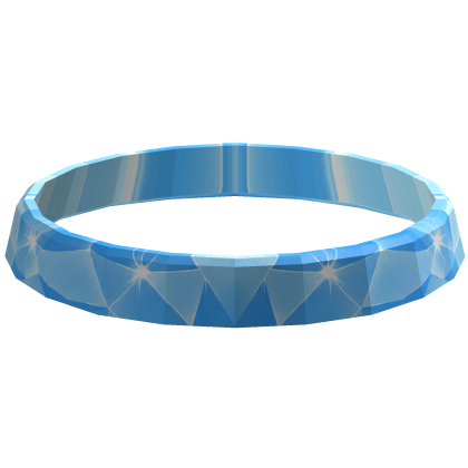 Light Blue Birthday Time Fedora Band (Addon)