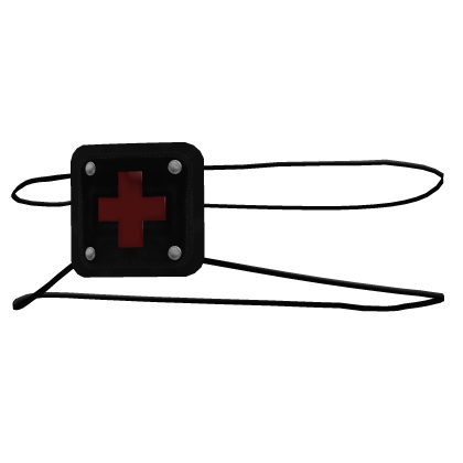 ✙ : cute nurse eyepatch black thumbnail
