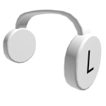 White Clockwork Headphones