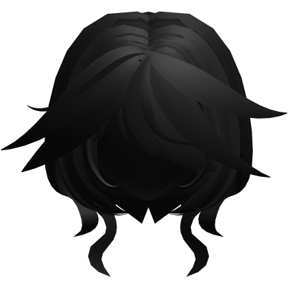 Eye Covering Bob Short Hair - Black Rosaria