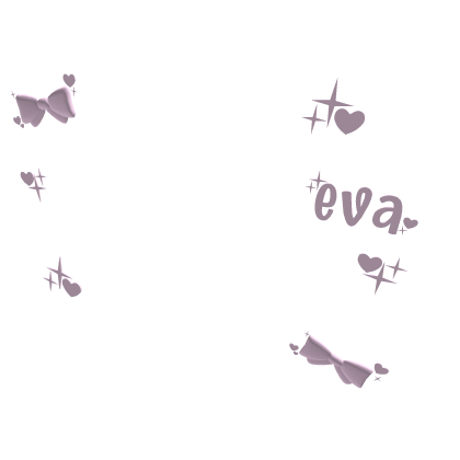 eva sparkles bows deco