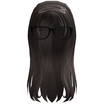 Moe kitty brown hair with cute hairclips Roblox item