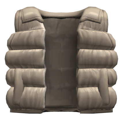 Tan Puffer Vest 3.0