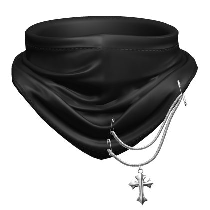 Neck Scarf Black Chrome Cross Face Mask Winter 1.0
