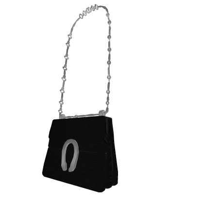 Bolso elegante plateado