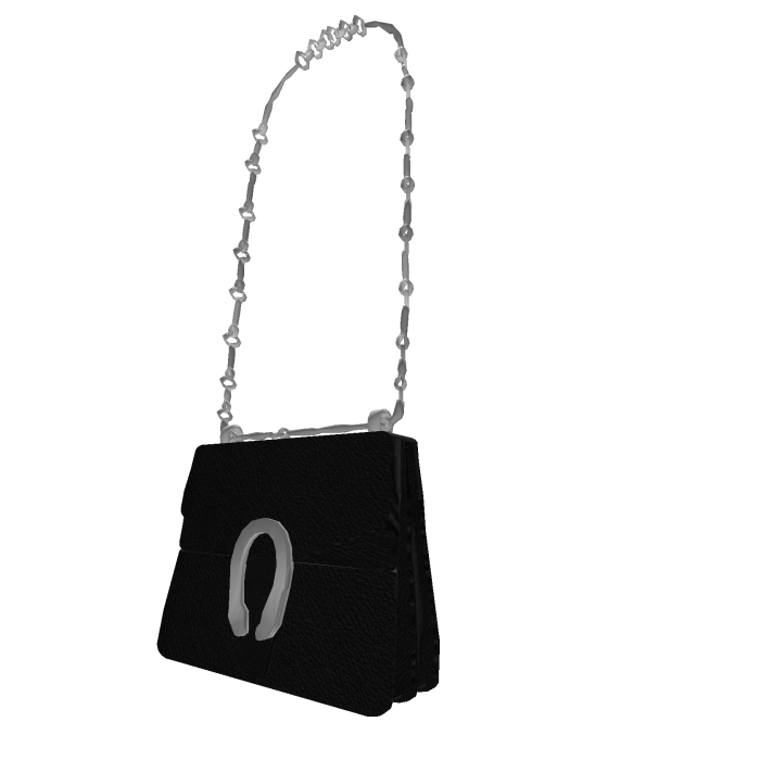 Bolso elegante plateado