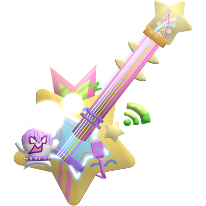 glowing musical harajuku decora guitar  Roblox item