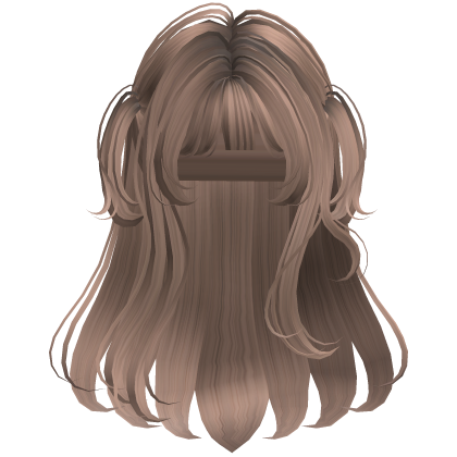 Milktea soft layered hime hair 