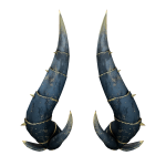 Bluesteel Gold Horns v1