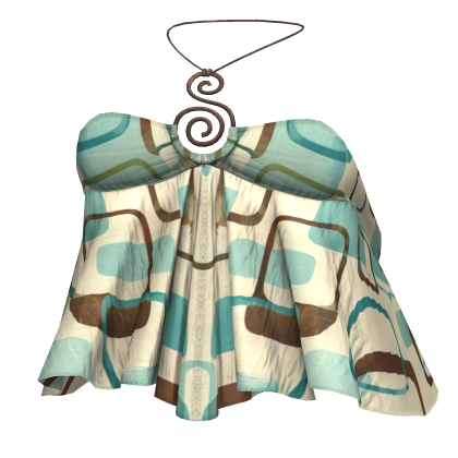 ☆ Boho 2000's Tuscan Flowy Dress