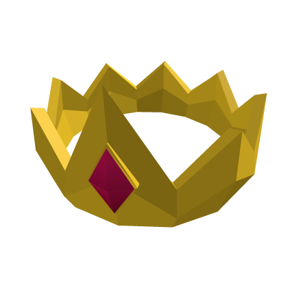 Royal Low Poly Golden Crown Roblox item